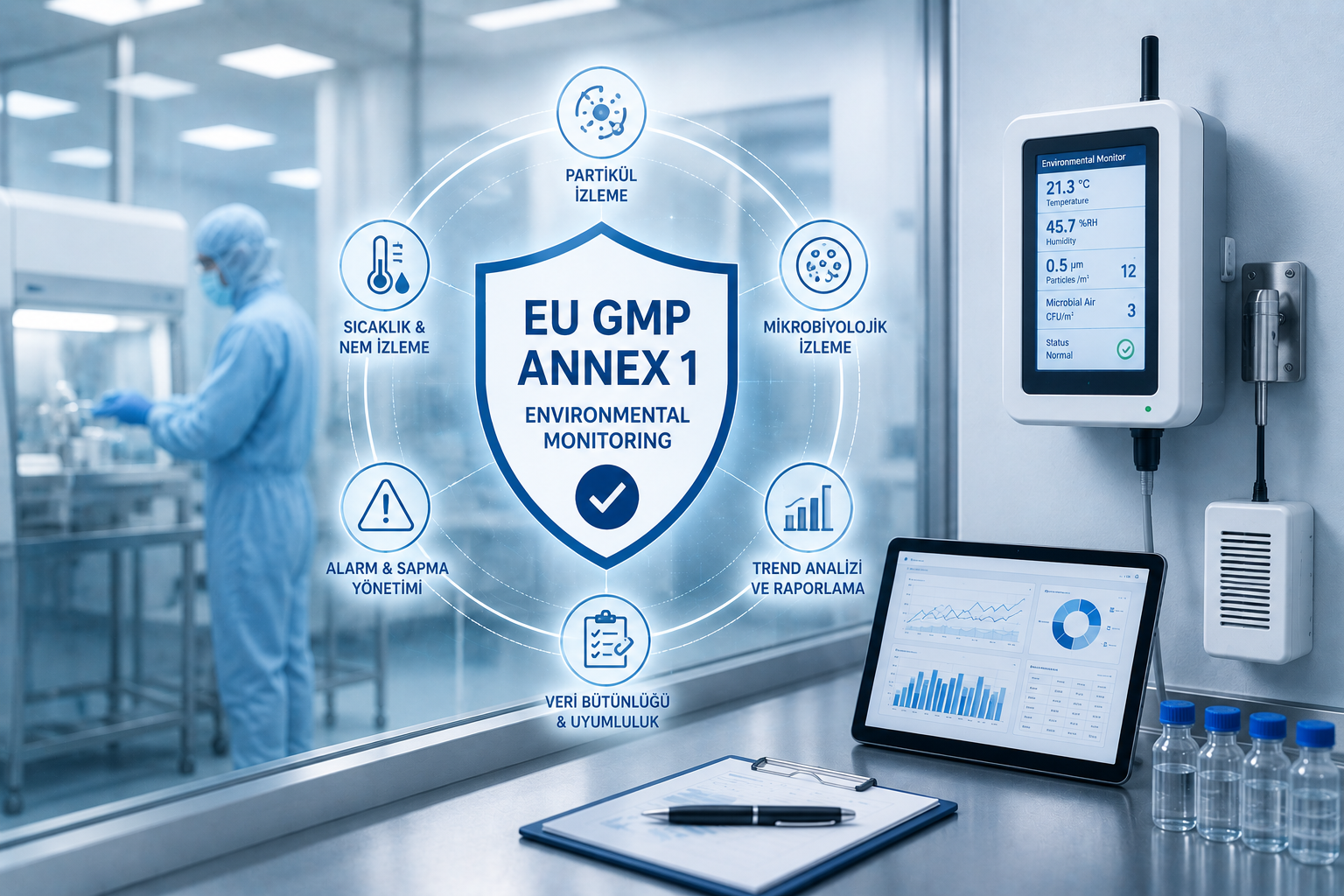 EU GMP Annex 1 ve Environmental Monitoring
